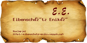 Eibenschütz Enikő névjegykártya